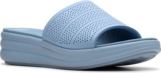 Clarks Drift Twist Wedge Slide Sandal in Light Blue at Nordstrom Rack, Size 8.5