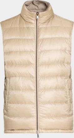 Herno Men & apos;s Cotton-Cashmere Puffer Vest
