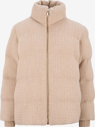 Fabiana Filippi Kurze Steppjacke aus gestepptem Stoff mit Stehkragen