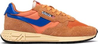 Autry Reelwind Lage Sneaker - Heren - Sneakers - Oranje - 42 EU - Leer - Schoenen