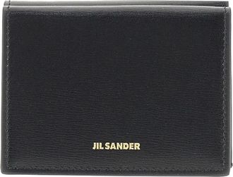 Jil Sander Mini Wallet - Heren - Accessoires - Zwart - Maat: ONE Size Leer