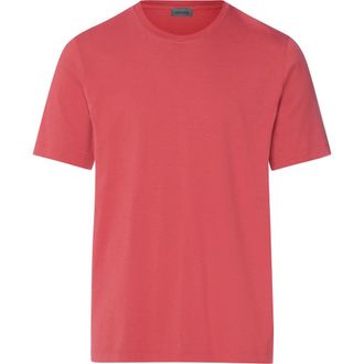 Hanro Living Shirts Cotton Crew Neck T-Shirt in Garnet Rose at Nordstrom, Size Xx-Large