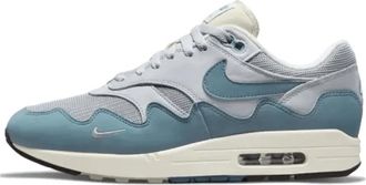 Nike Patta Noise Aqua Air Max 1 - Heren - Hardloopschoenen - Blauw - 44 EU - Leer - Fitness