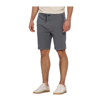 Cast Iron Korte Broeken, Heren, Grijs, S, Linnen, Chino Shorts Structure