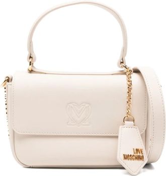 Love Moschino Borsa tote con logo - Toni neutri