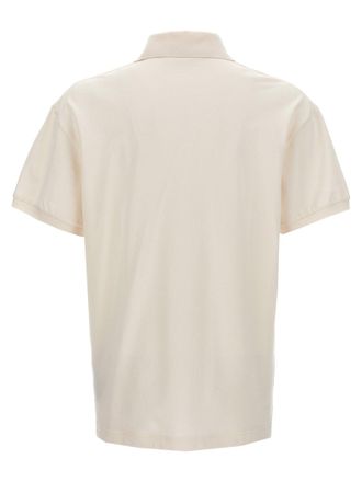 Palm Angels Monogram Logo-Embroidered Polo Shirt - Cream