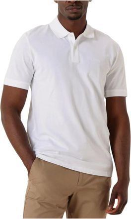 HUGO BOSS Tops, Heren, Wit, 2Xl, Katoen, Pallas Polo