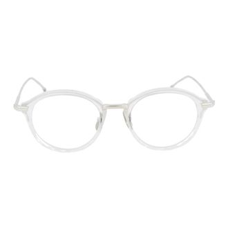 Thom Browne Glasses, unisex, Gray, 49 MM, Round Optical Frame