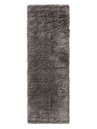 benuta Alfombra pelo largo antracita 70x200