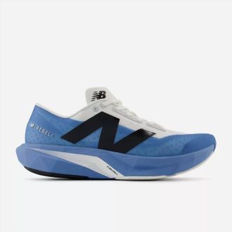 New Balance Mens Fuelcell Rebel V4 Running Shoes In Nc Blue/white
