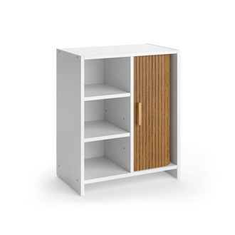Vicco Armario Mediano Norea, Roble/blanco, 50 X 60 Cm, Vicco