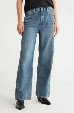 Rag & Bone Lori High Waist Wide Leg Jeans in Easton at Nordstrom Rack, Size 32
