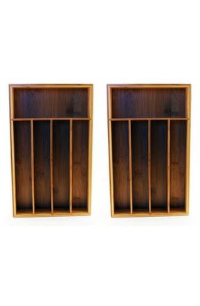 Berghoff International 5-Slot Bamboo Flatware Organizer - Set of 2 in Natural at Nordstrom Rack