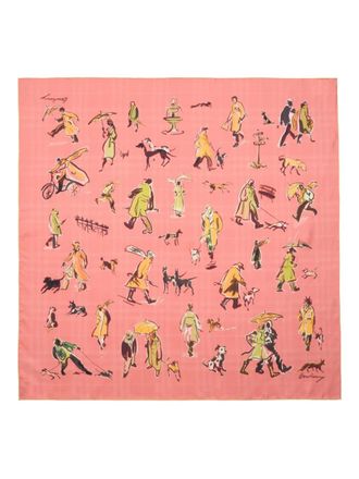 Burberry Sciarpa Paws on Parade - Rosa
