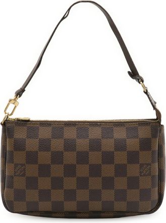 Louis Vuitton Brown Damier Canvas Galle Damier Canvas Pochette Pouch (Pre-Owned)