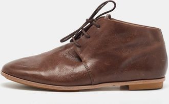 Tod's Tods Dark Brown Leather Lace Up Derby