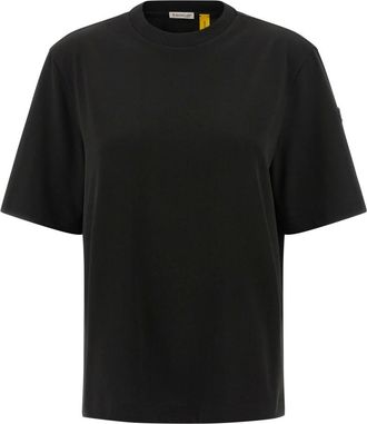 Moncler Dames, Tops, Zwart, Maat: S Katoen