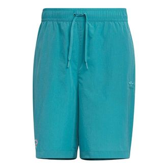 adidas originals Trefoil Logo Play Football Graphic Light Woven Shorts Asia Sizing Blue IW6313