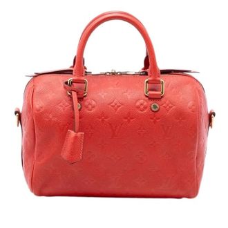 Louis Vuitton Pre-owned Handbags, female, Red, Size: ONE SIZE Pre-owned Speedy Bandouliere 25