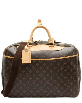 Louis Vuitton Brown Monogram Canvas Alize 24 Heures Weekender (Authentic Pre- Loved)