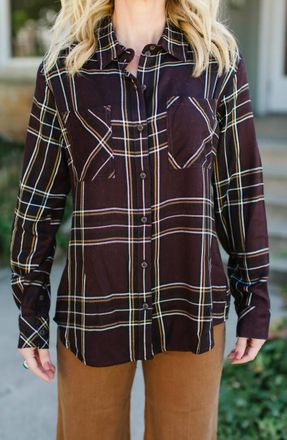 Sanctuary New Generation Boyfriend Shirt In Romantic Plaid