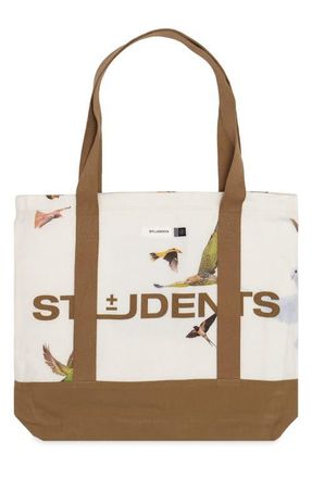 Students Bird Studies Tote Bag in White at Nordstrom