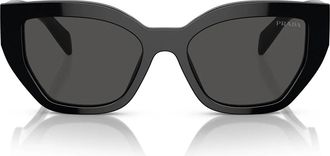 Prada Sunglasses Pra09 S 1 Ab5 S0 Black/Dark Gray Unisex