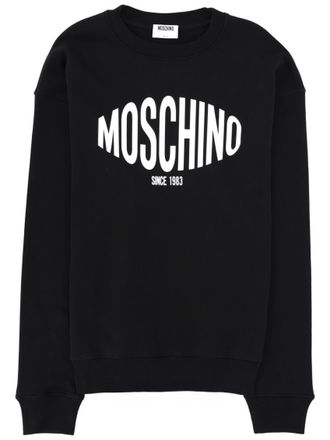 Moschino Black Crew Neck Sweatshirt