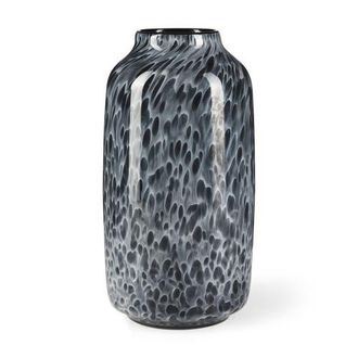 Mercana Masai Black Mottled Glass Vase at Nordstrom, Size Medium