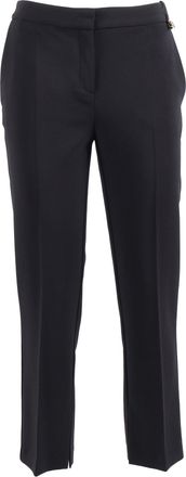 Elisabetta Franchi Slim Fit Straight Leg Straight-Leg Pants