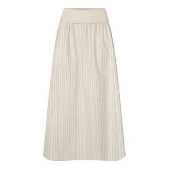 Sams&oslash;e & Sams&oslash;e Midi Skirts, female, Beige, Size: XS Midi Skirts