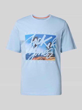 Jack & Jones Jack & Jones T-Shirt mit Rundhalsausschnitt Modell COLTON in Hellblau, Gr&ouml;&szlig;e S