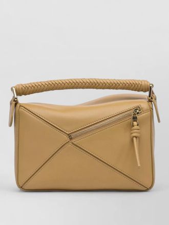 Loewe shoulder bag braided handle geometric design strap