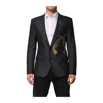 Dolce & Gabbana Uomo, Giacche, Grigio, L, new