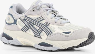 Asics Mens Sneakers Gel-Nyc 2.0 Mesh-Suede Grey Mesh-Suede-Rubber Trainers Mesh/suede/rubber