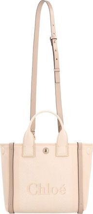 Chlo&eacute; Womens Small Canvas Tote Bag