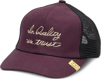 Visvim Cappello da baseball Goodyear II con ricamo e retro in rete - Viola
