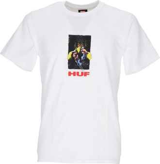 HUF Wolverine Tee X Marvel - Wit - Heren - T-shirts - Wit - S - Wol - Tops