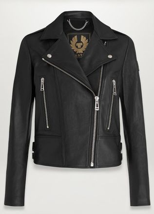 Belstaff Marianne Jacket Womens Nappa Leather Black Size UK 14