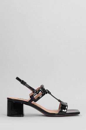 Bibi Lou Womens Zinnia Patent Sandal In Black