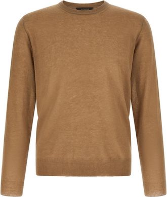 Zanone Brown Crew Neck Sweater