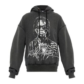 Off-white Felpa con cappuccio - - Sweatshirts & Hoodies - Donna - Grigio - L