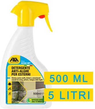 Fila Detergente rapido per esterni algae net anti-alghe 5 lt