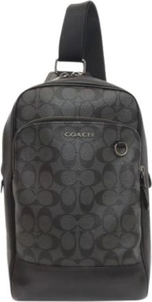 Coach Pre-owned Backpacks, female, Gray, Size: ONE SIZE Pre-owned Sling bag