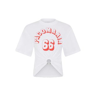 Paco Rabanne T Shirt Bianco-Donna