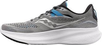 Saucony Mens Ride 15 Running Shoe, Alloy/Topaz, 10