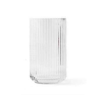 Lyngby Porcel&aelig;n Glasvase H 20 cm, transparent