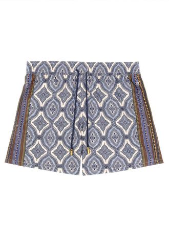 Etro Polyester Boxer Swim Shorts - Multicolor