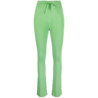 Nanushka Broeken, Dames, Groen, M, Nylon, Cornelie Wijde Broek