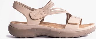 Rieker Womens Rieker 64870-62 Womens Sandals Beige - Cream - Size: 3.5